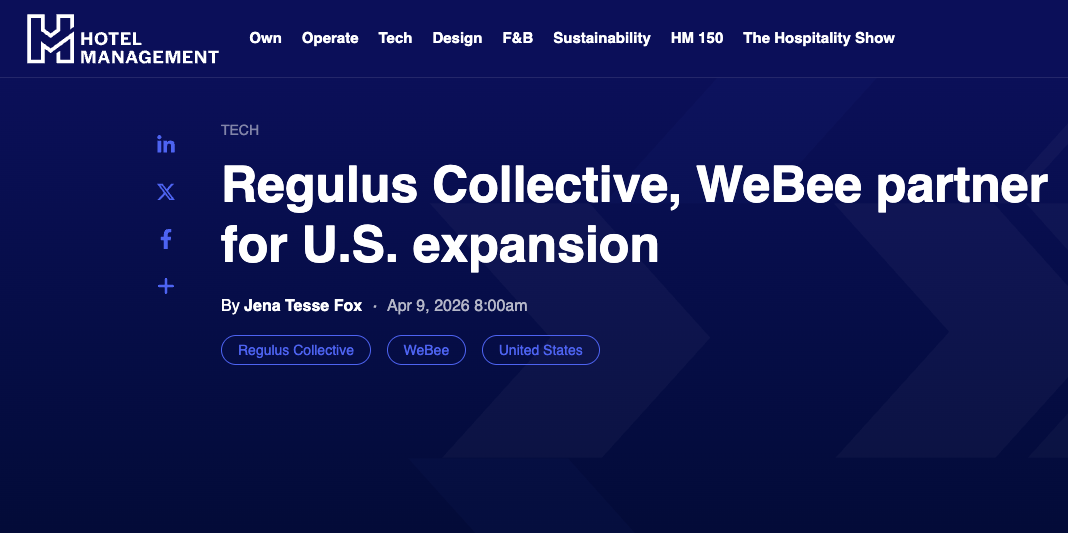 WeBee × Regulus Labs — Alianza Orientada a Construir para el Mercado de EE.UU.