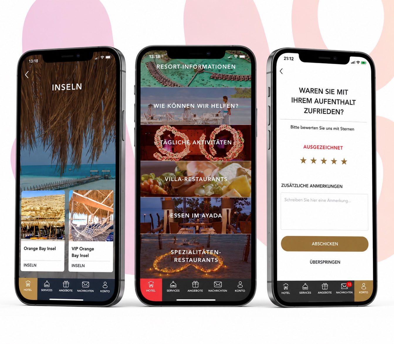 Gebrandete mobile Gäste-App von WeBee Suite